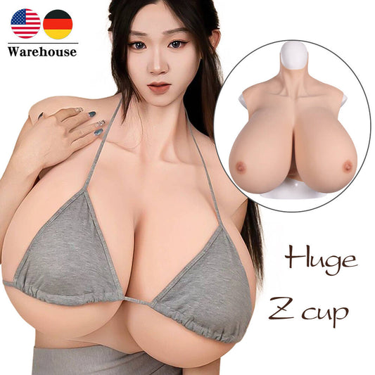 Huge Boobs Z Cup S Cup Silicone Breast Forms Breastplate