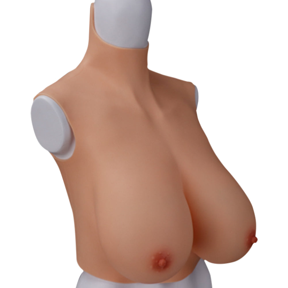 6th generation no-oil silicone breastplate for boy to girl transformation
