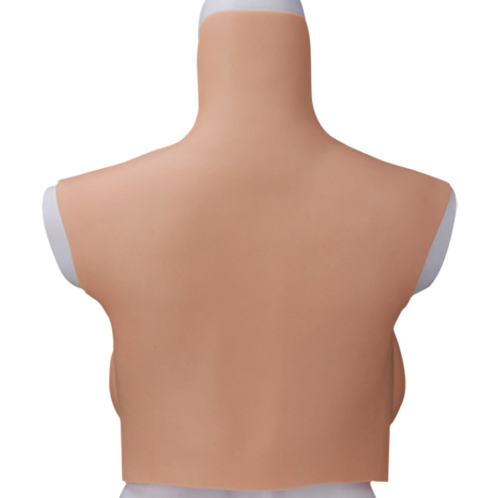 6th generation no-oil silicone breastplate for boy to girl transformation