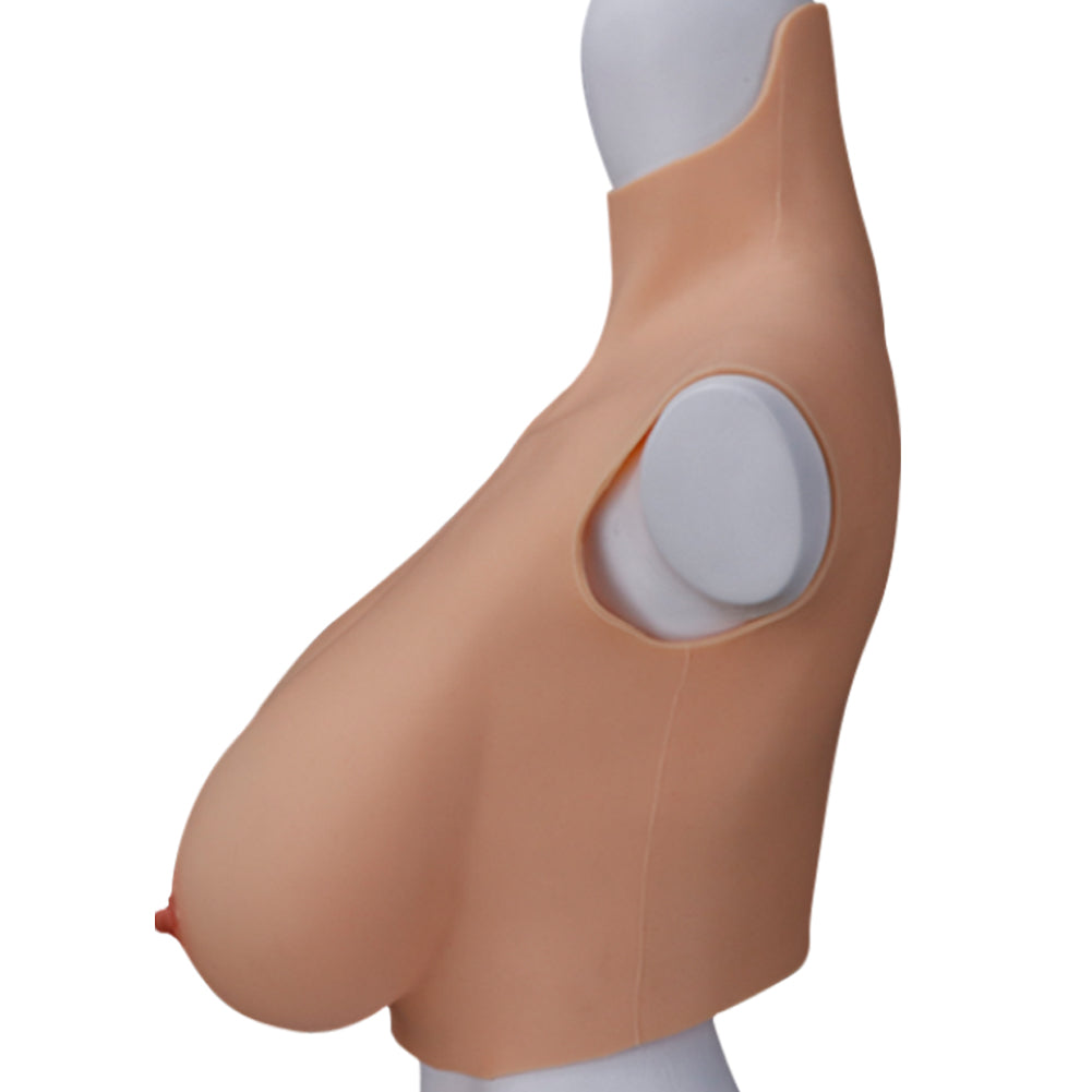 6th generation no-oil silicone breastplate for boy to girl transformation
