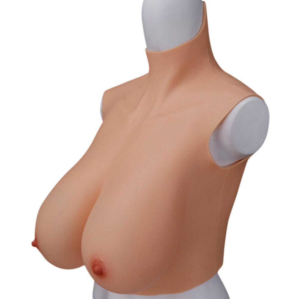6th generation no-oil silicone breastplate for boy to girl transformation