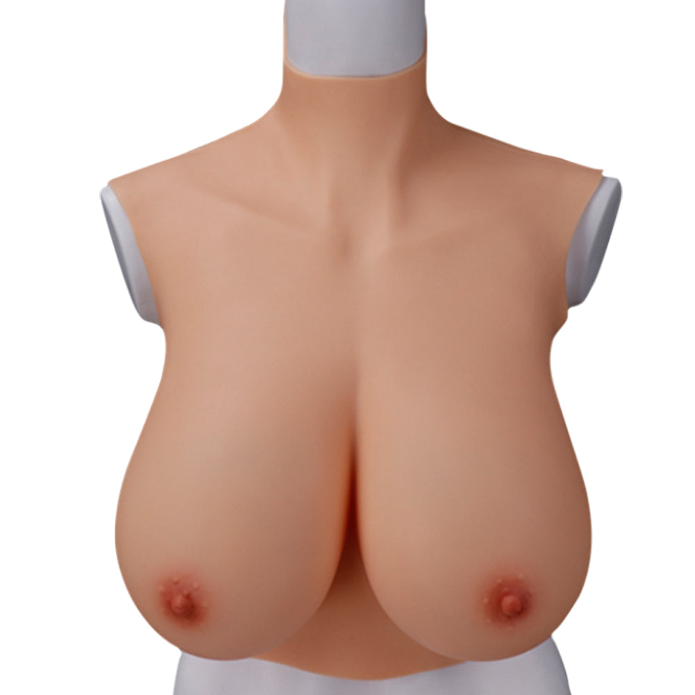 6th generation no-oil silicone breastplate for boy to girl transformation