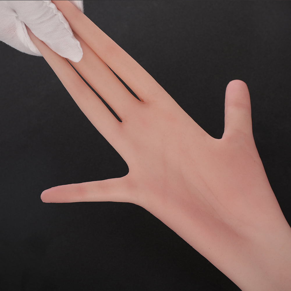 65Cm Realistic Female Silicone Gloves With Veins For Cosplay Cosplay