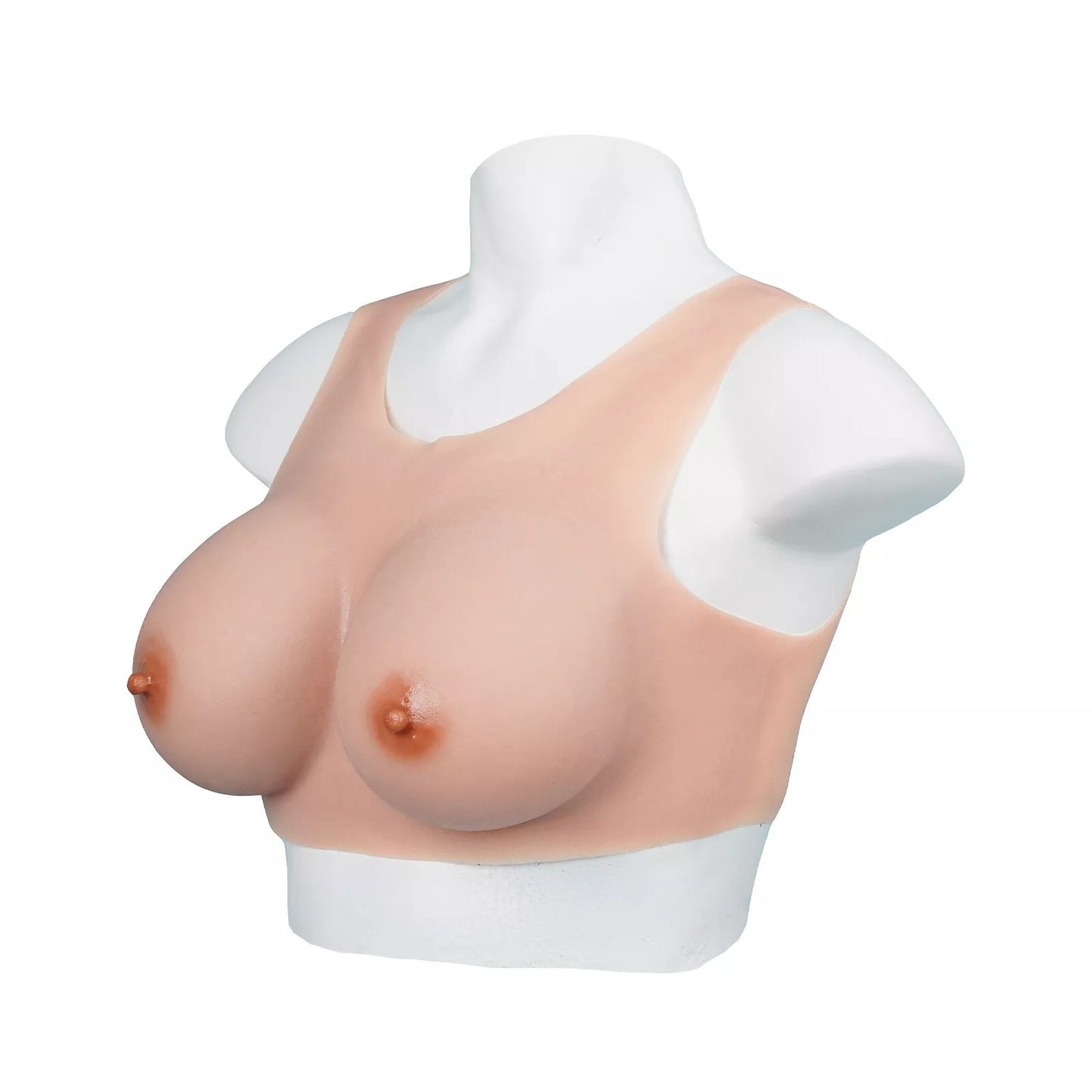 B-G Cup Drag Queen Crossdresser Realistic Breast Forms Silicone Fake Boob Plate