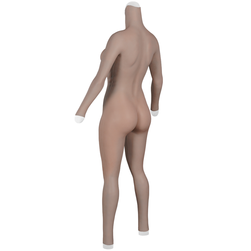 9th Oil-Free Silicone Bodysuit Makeup With Cool Floating Pussy Pussy For Transgender Shemale Boobs Plate Male To Female side display