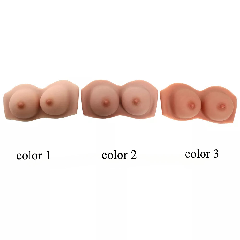 8th Generation No-oil C Cup Tube Top Breast Forms With Bloodshot and Vein
