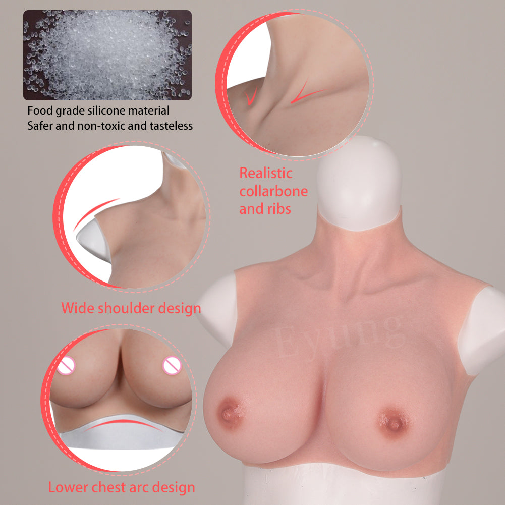 EYUNG's New 4th Generation B-H cup Cotton and Silicone Filling With Bloodshot