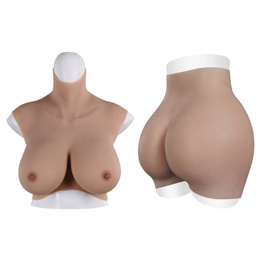 L-F cup 9th Gen Breast Forms+ 8th Gen 30cm Hip Fake Vagina Pants