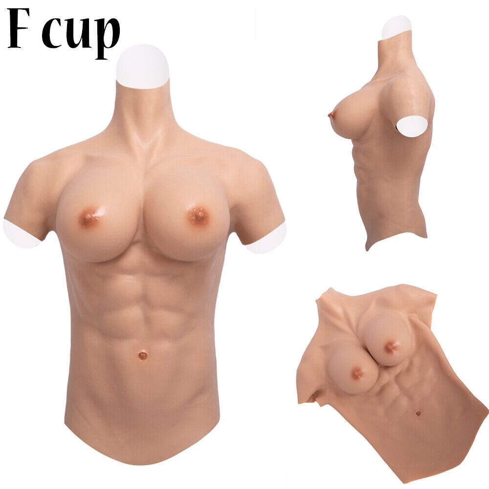 Abdominal muscle and breast enlargement shaping kit with breast-shaped bloodshot design