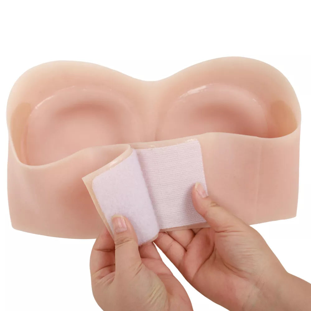 8th Generation No-oil C Cup Tube Top Breast Forms With Bloodshot and Vein