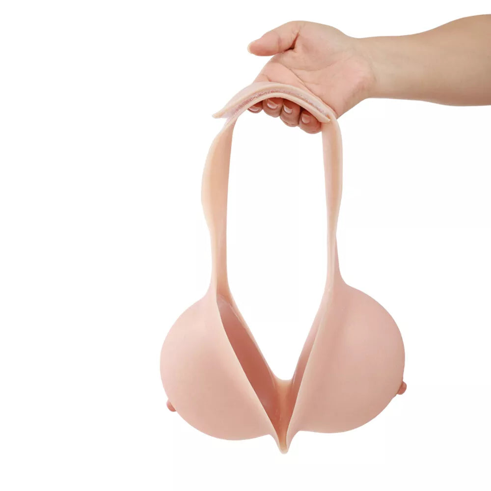 8th Generation No-oil C Cup Tube Top Breast Forms With Bloodshot and Vein