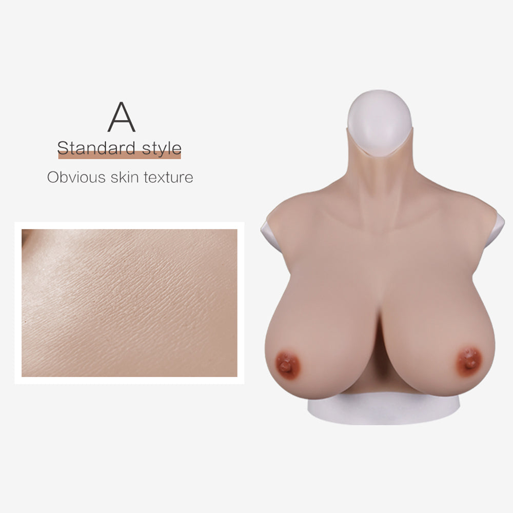 L Size Standard Upgraded Bloodshot Style 7Th Oil - Free Silicone Breast Forms Artificial Boobs