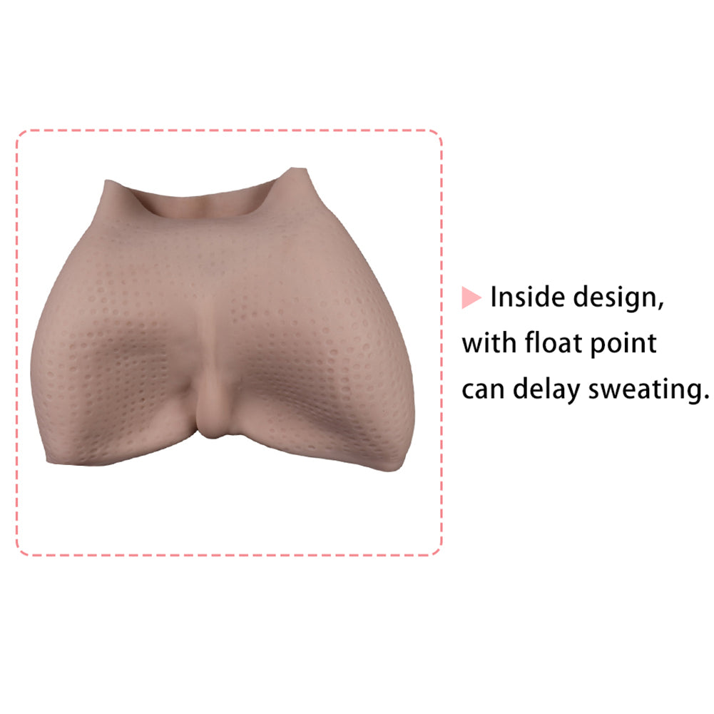 No-Oil Silicone Pant Sexy Buttock Hip Up Enhancement Panties 8th Generation-US