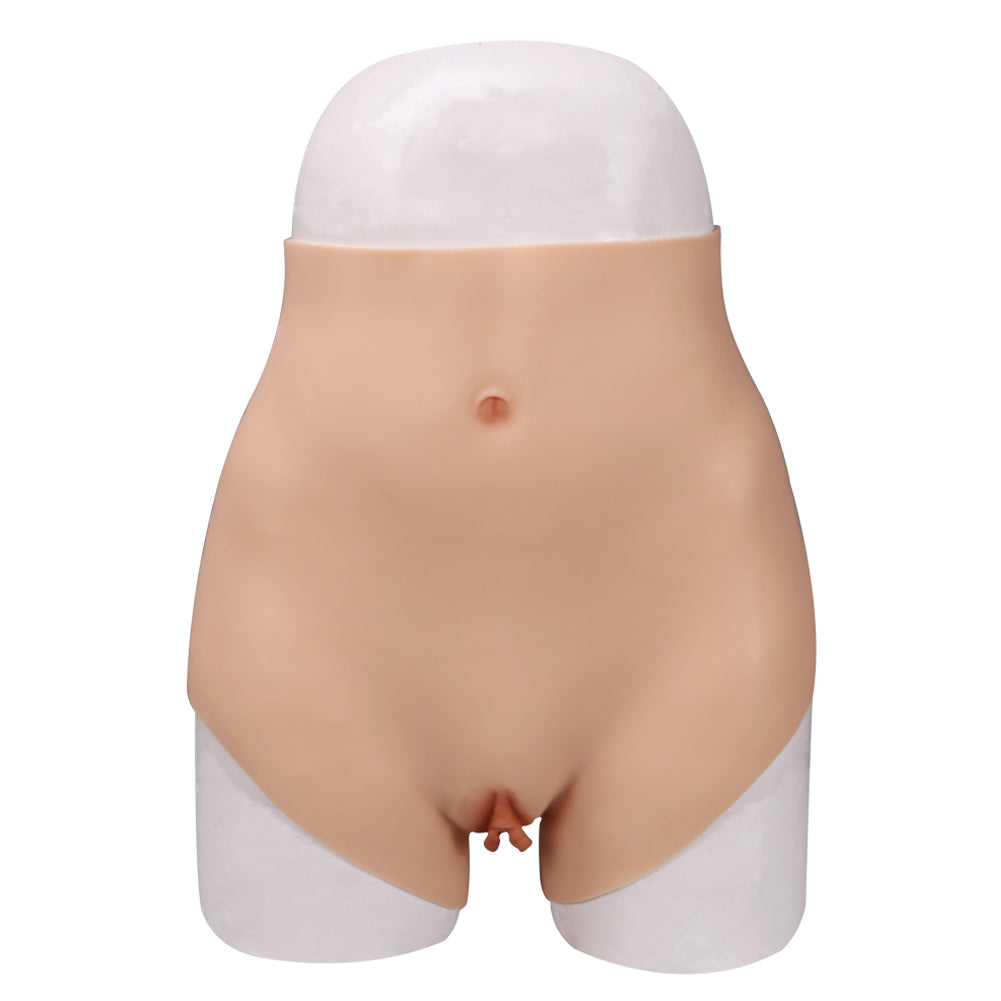 No-oil silicone pants fake vagina with hip lift design 7th generation for crossdresser transgirl