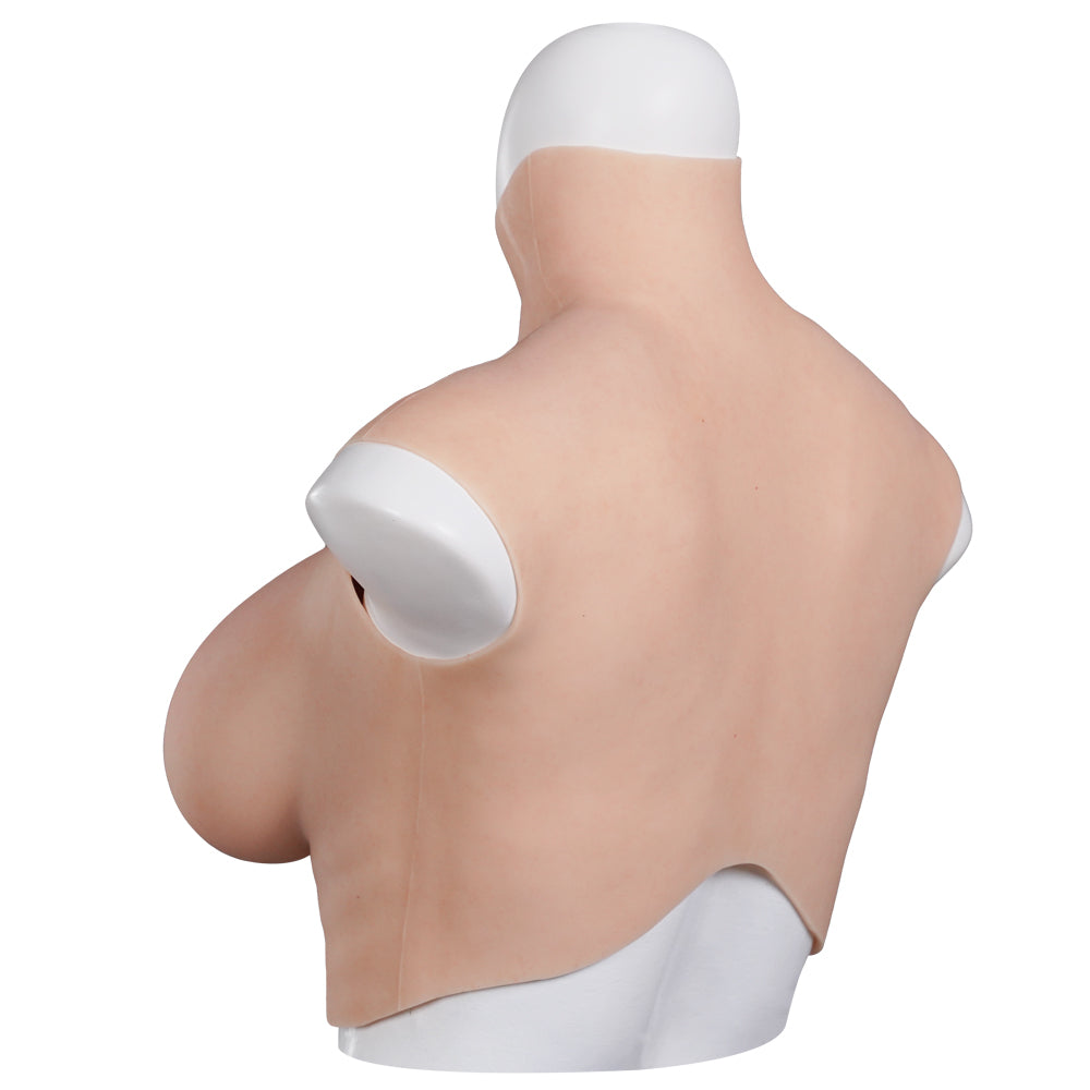 Upgraded Bloodshot Style S Size L Size No-oil Silicone Breast Forms Fake Boobs 7th Generation