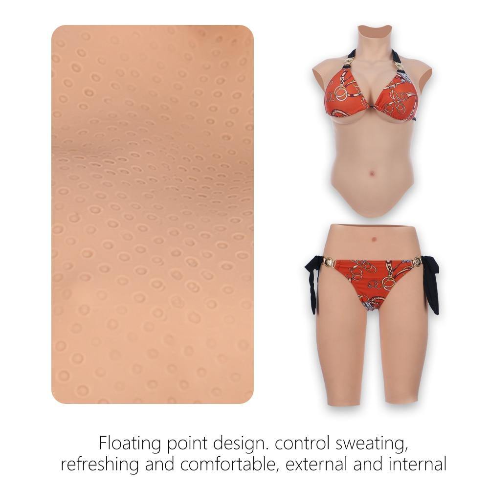 7th generation Liquid Silicone Filler Artificial Boobs Breast Forms and Vagina Panties - Eyung Crossdress