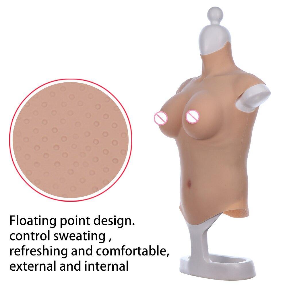 7th generation S Size Fake Boobs No-oil Breast Forms for Transgender - Eyung Crossdress