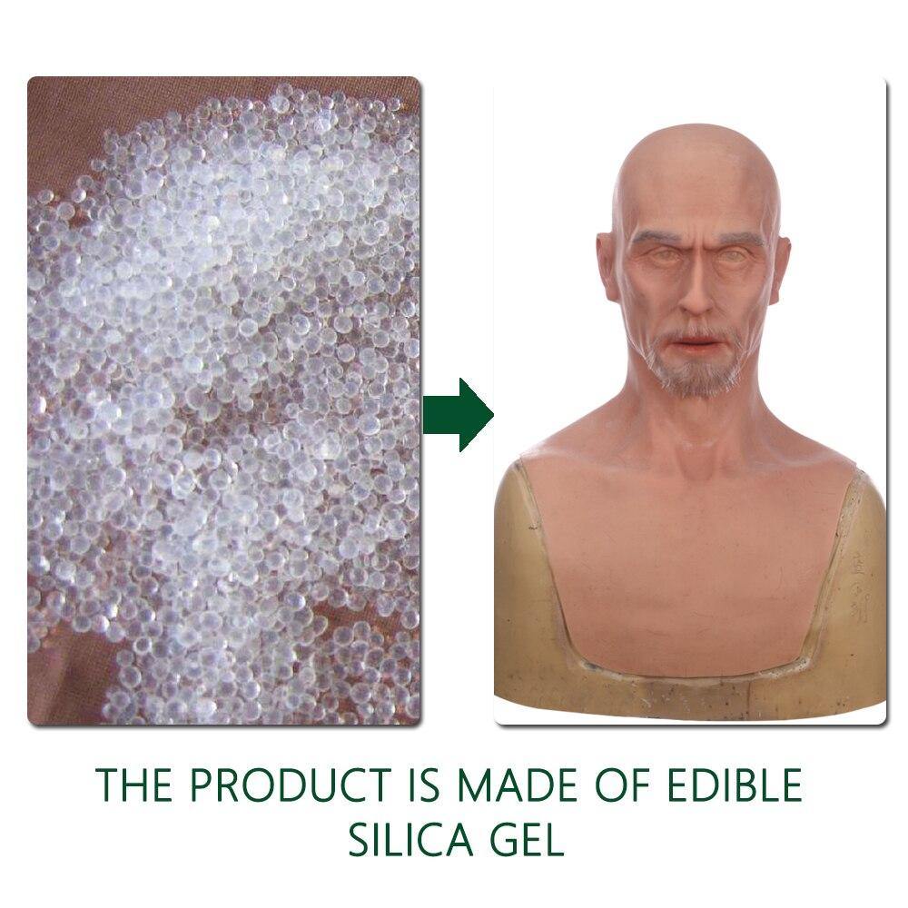 Handsome Realistic Silicone Headwear Full Head Young Man Movie Masks Props Mascarillas Halloween Cosplay Human Skin Mask Style - Eyung Crossdress