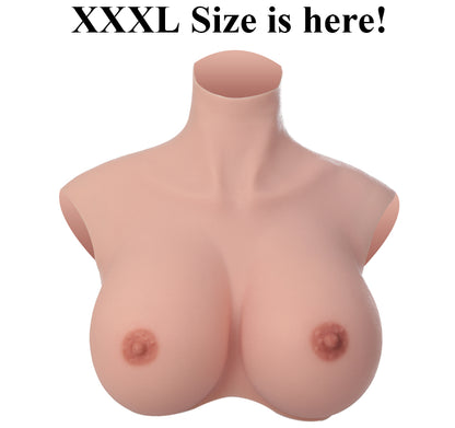 XXXL size G/H/R/S cup size Larger Breast Forms