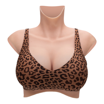 Leopard Print Wireless Bra | Compatible with Silicone Breast Forms & Breastplates