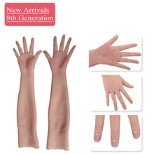 Load image into Gallery viewer, 65cm Realistic Female Silicone Gloves With Veins For Cosplay
