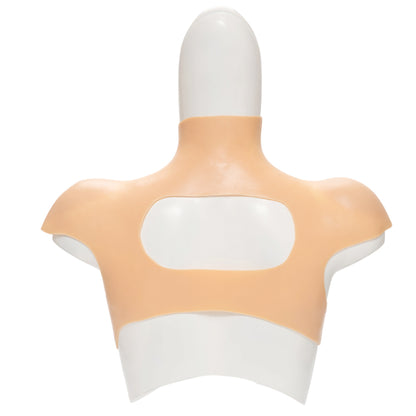 New Shoulder Sculpting Silicone Breastplate with Built-in Shoulder Pads