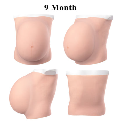 Eyung 100% Artificial 8th Silicone Fake Pregnant Soft Belly Realistic Silicone Pregnancy Jelly Belly For Crossdresser Unisex Cosplay