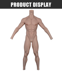 Realstic Fake Muscle Bodysuit for Cosplayer and Crossdresser