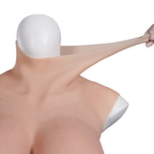 Lade das Bild in den Galerie-Viewer, 9. Generation mit beflockten Silikonbrüsten, realistische Brüste mit blutunterlaufenen Brüsten für Crossdresser 
