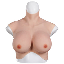 将图片加载到图库查看器，Upgraded Bloodshot Style S Size L Size No-oil Silicone Breast Forms Fake Boobs 7th Generation

