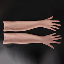 将图片加载到图库查看器，65cm Realistic Female Silicone Gloves With Veins For Cosplay
