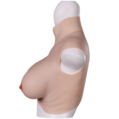 7Th Generation Oil Free Silicone Fake Breast Float Design Cotton Filler For Transvestites Cosplay