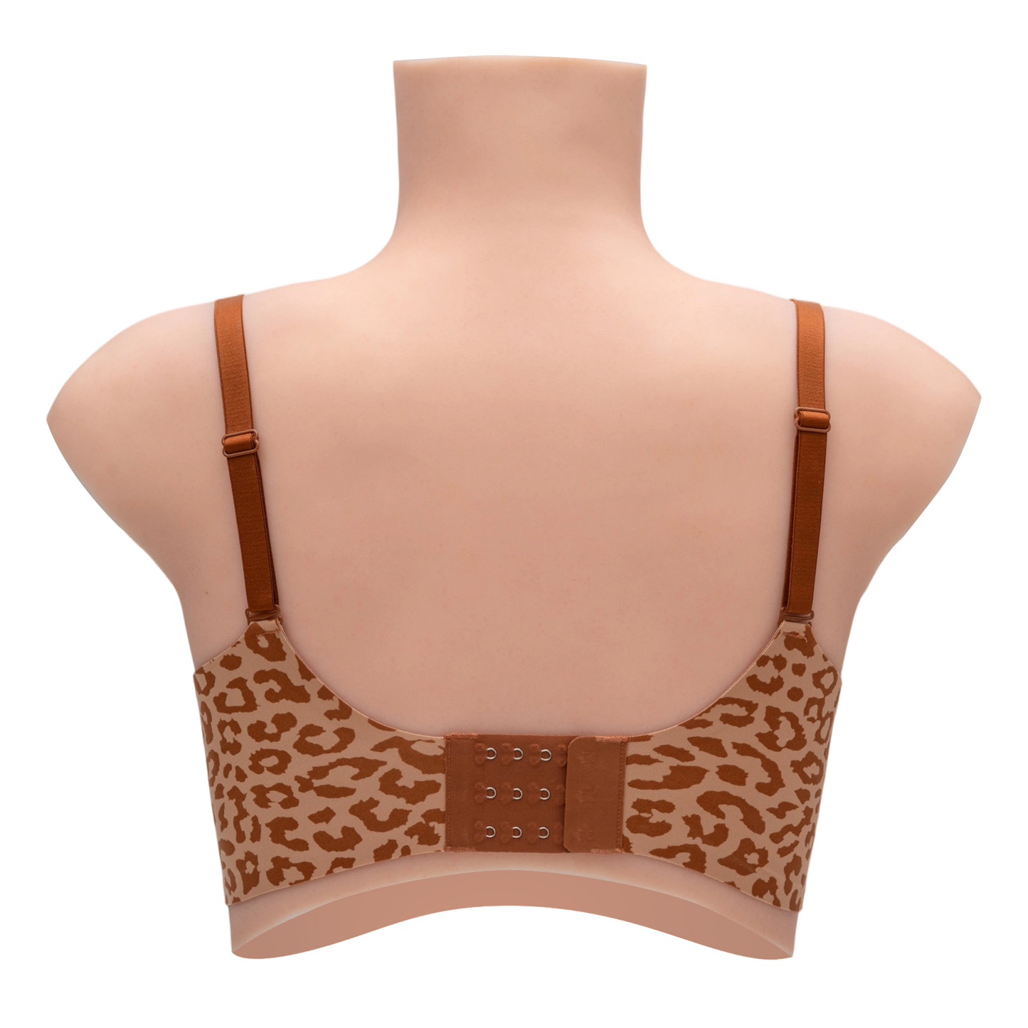 Leopard Print Wireless Bra | Compatible with Silicone Breast Forms & Breastplates