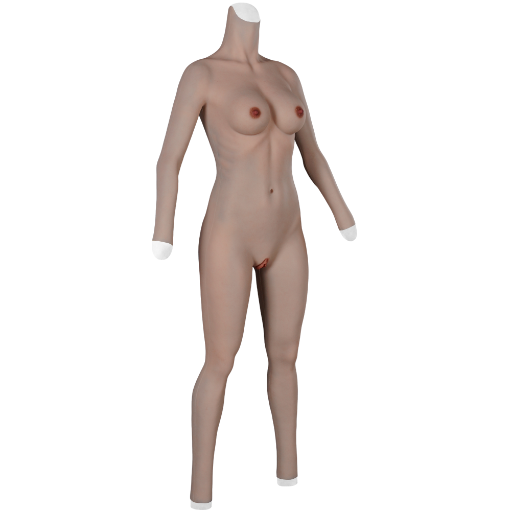 9Th Oil - Free Silicone Bodysuit Makeup With Cool Floating Pussy For Transgender Shemale Boobs
