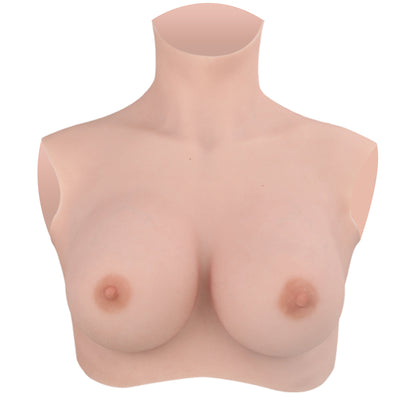 The 9th Generation Hollow Flocking on the Back + Floating Bloodshot Design oil-free Silicone Breast Forms