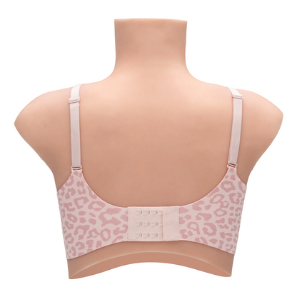 Leopard Print Wireless Bra | Compatible with Silicone Breast Forms & Breastplates