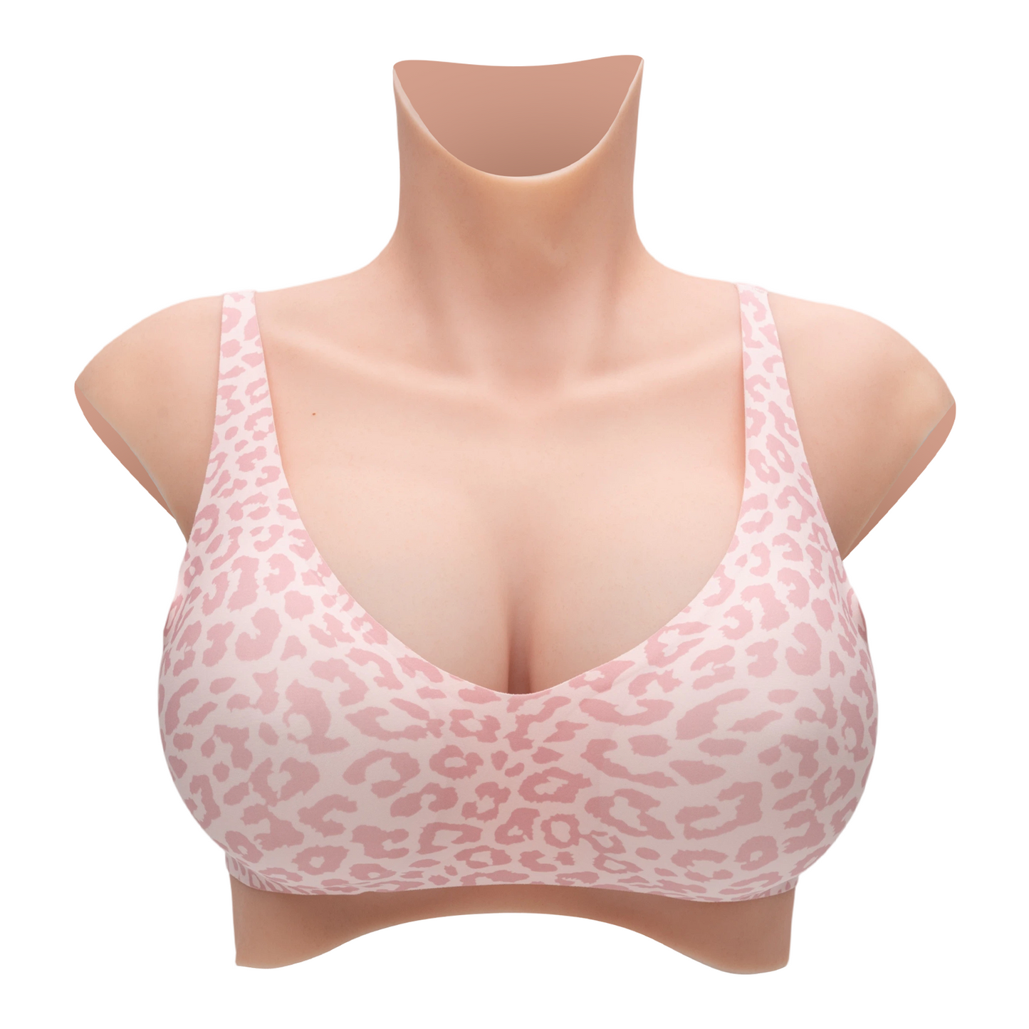 Leopard Print Wireless Bra | Compatible with Silicone Breast Forms & Breastplates
