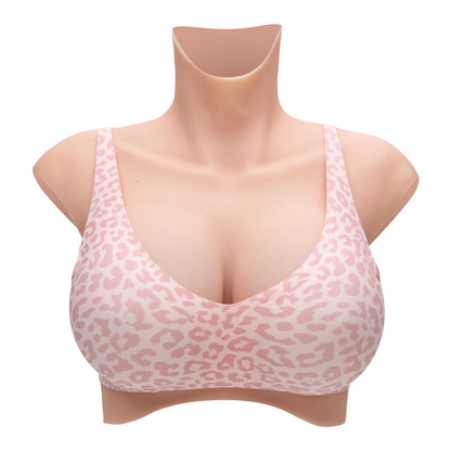 Leopard Print Wireless Bra | Compatible with Silicone Breast Forms & Breastplates