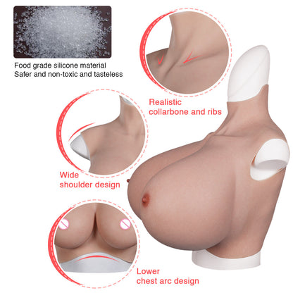 Eyung New Upgrade 4Th Generation Silicone Breast Forms Boobs For Crossdresser Transvestite Artifical Cosplay