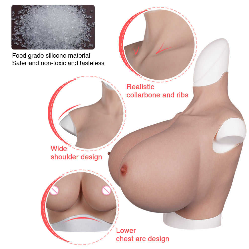Eyung New Upgrade 4Th Generation Silicone Breast Forms Boobs For Crossdresser Transvestite