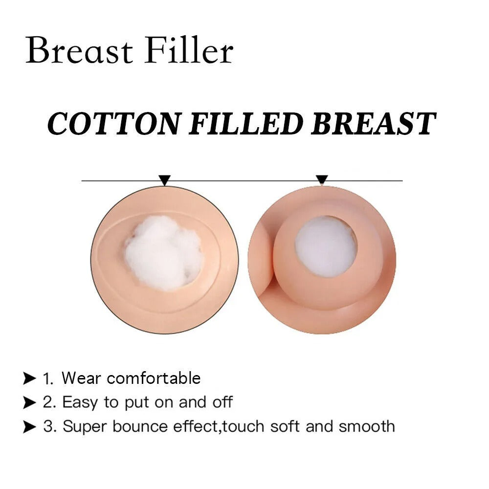 US local warehouse clearance 7th generation oil-free floating point design plus size silicone breast form