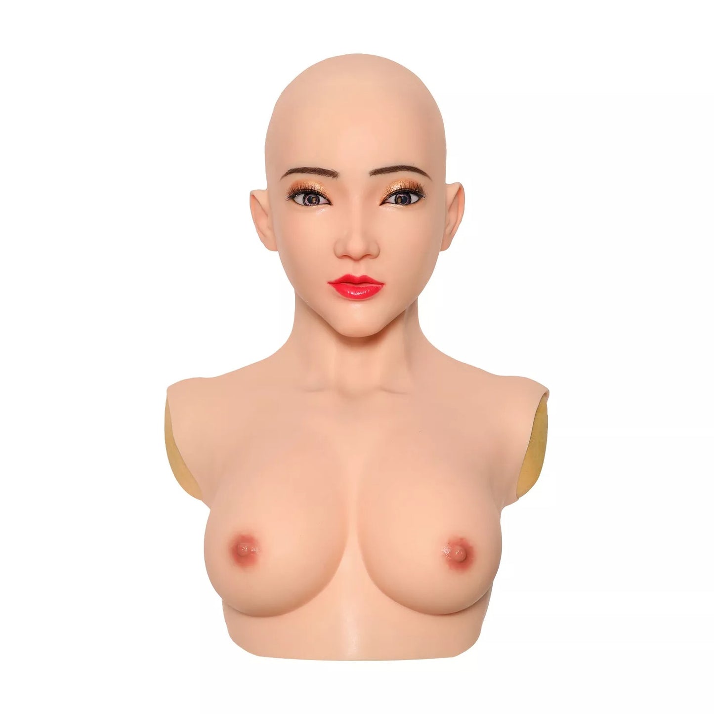 Alice Beauty Crossdressing Head Mask With C cup Breast Forms