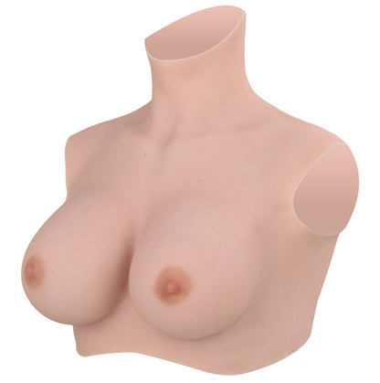 The 9th Generation Hollow Flocking on the Back + Floating Bloodshot Design oil-free Silicone Breast Forms