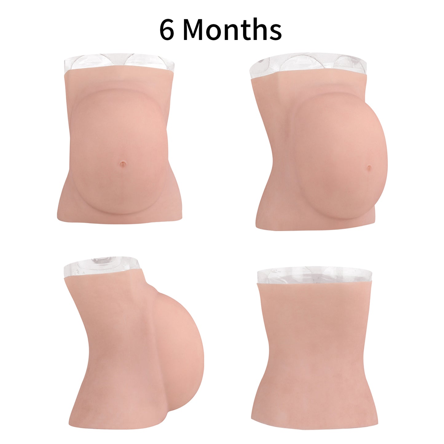 Eyung 100 % künstlicher 8. Silikon-Fälschungs-Schwangerschafts-weicher Bauch, realistischer Silikon-Schwangerschafts-Gelee-Bauch für Crossdresser, Unisex, Cosplay 
