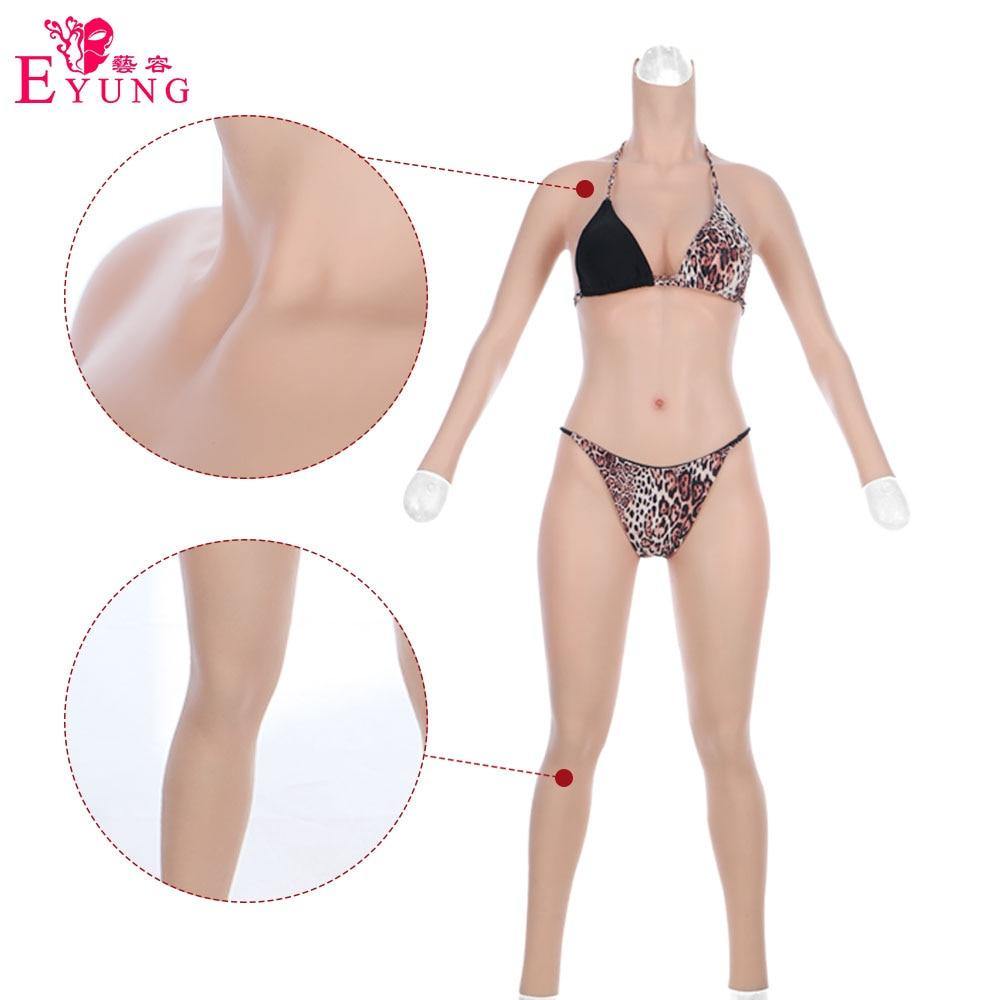 7th Generation Full body No-oil Silicone Bodysuit E cup For Crossdresser - Eyung Crossdress