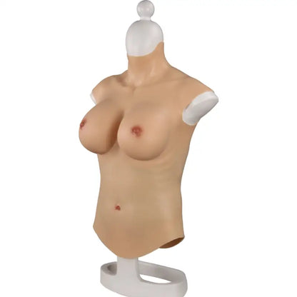7Th Generation No - Oil Silicone Half Body Breastplate Huge Fake Boobs For Crossdresser
