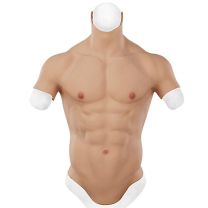 Yuewen Silicone Muscle Suit With Bloodshot For Cosplay