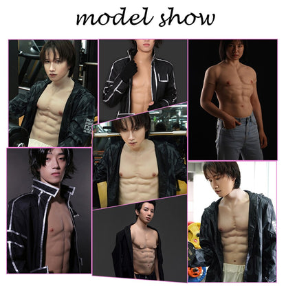 Yuewen Silicone Muscle Suit With Bloodshot For Cosplay