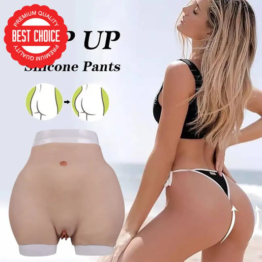 8Th Generation No-Oil Silicone Sexy Buttock Hip Up Panties