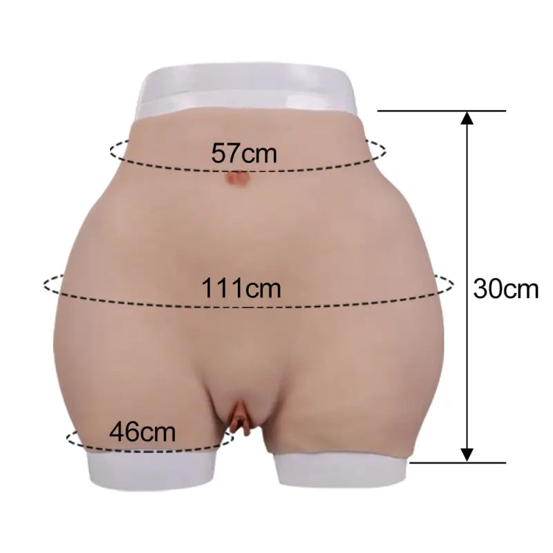 8th Generation No-Oil Silicone Sexy Buttock Hip Up Panties